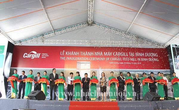 Cargill khánh thành nhà máy thức ăn chăn nuôi 240.000 tấn tại tỉnh Bình Dương