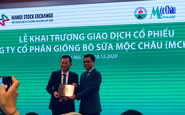 Cổ phiếu của Mộc Châu Milk chào sàn chứng khoán, dư mua trần hàng triệu cổ phiếu