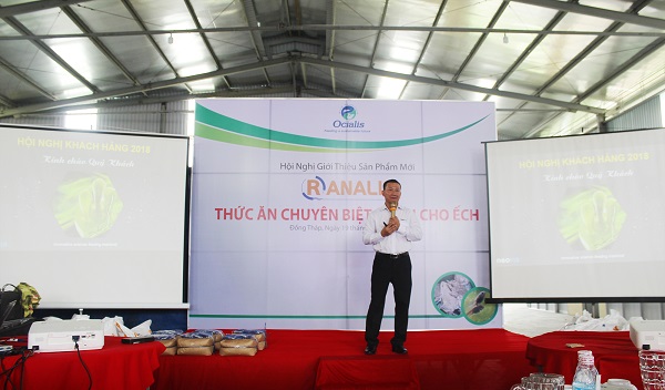 Neovia: Giới thiệu thức ăn chăn nuôi chuyên biệt dành cho ếch