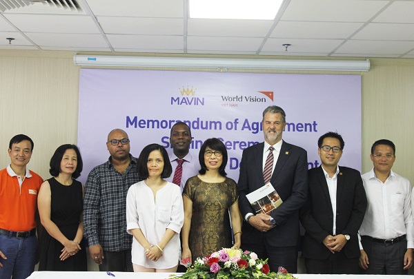 Tập đoàn Mavin và Tổ chức World Vision hợp tác hỗ trợ người nghèo