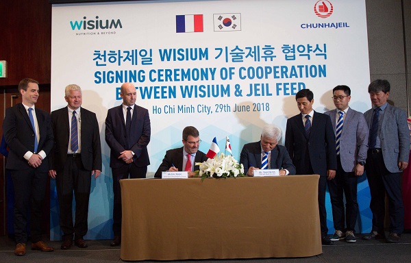 Công ty Wisium: Mở rộng hợp tác kỹ thuật với công ty thức ăn chăn nuôi hàng đầu Hàn Quốc