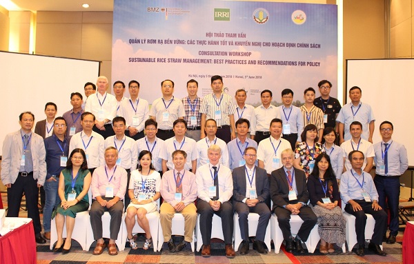 Hội thảo quản lý rơm rạ bền vững: Các thực hành tốt và khuyến nghị cho hoạch định chính sách