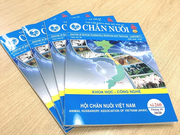 Tạp chí KHKT Chăn nuôi số tháng 5.2021