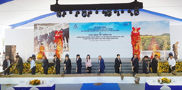 TH True Milk: Khởi công dự bán bò sữa 10.000 con tại tỉnh An Giang