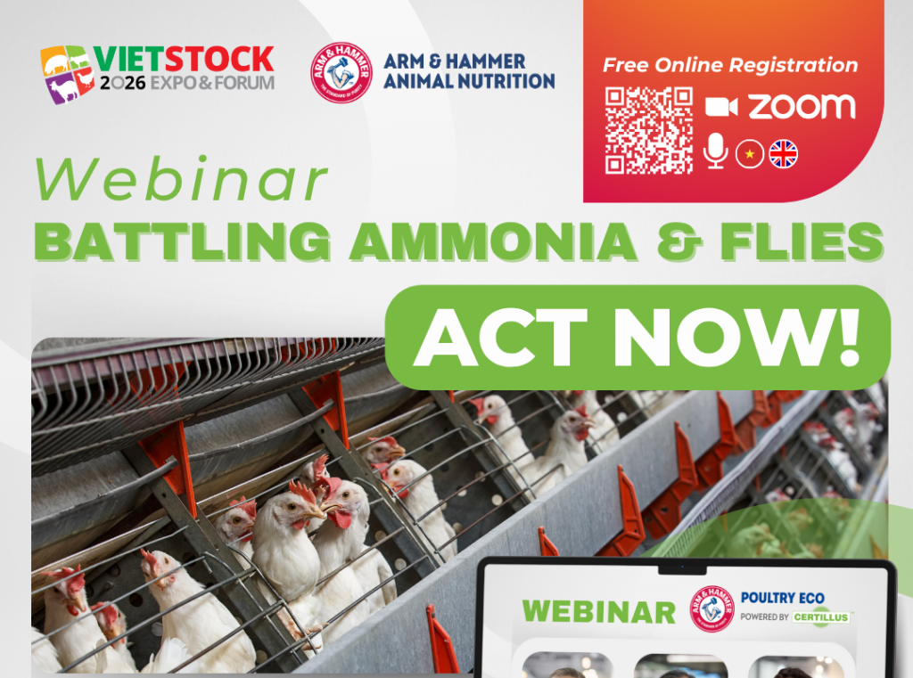 Hội thảo trực tuyến: Ứng phó với khí Amoniac và ruồi trong chăn nuôi