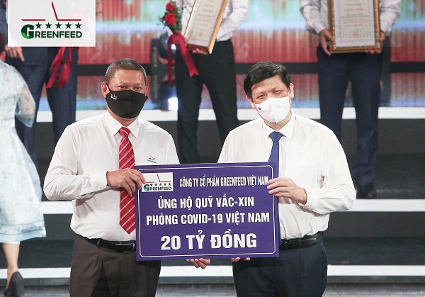 GREENFEED ủng hộ 20 tỷ đồng vào Quỹ vắc xin phòng, chống Covid-19