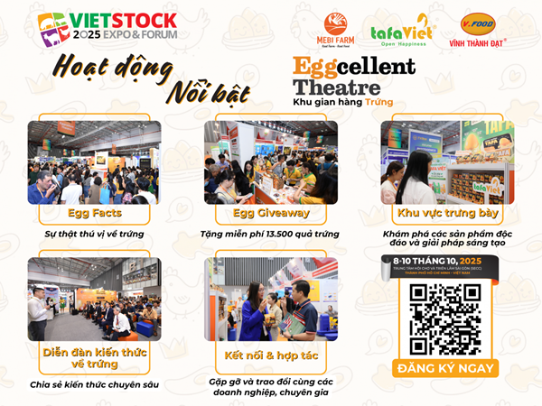 Vietstock 2025: Tôn vinh Ngày Trứng Thế giới với không gian trải nghiệm độc đáo